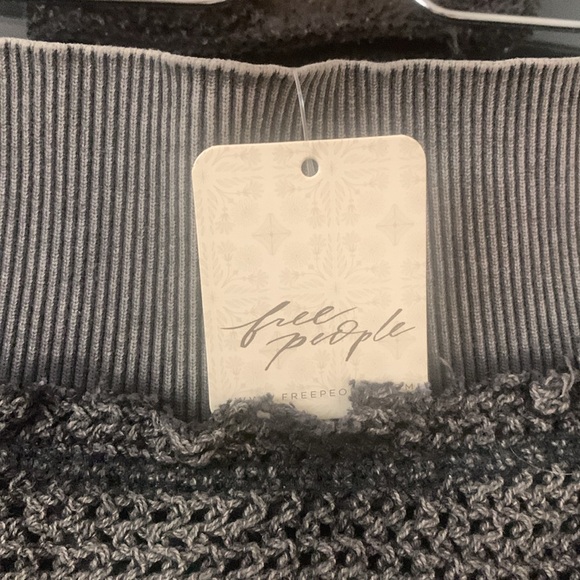 NWT Free People Black XS 100 % cotton maxi Skirt. - Picture 3 of 11